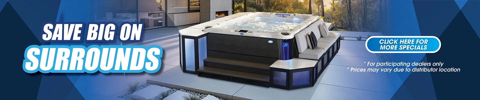 Calspas hot tub being used in a family setting - Puebla