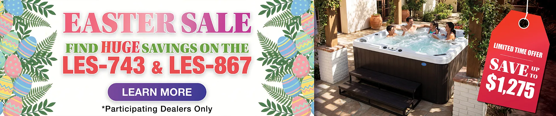 Calspas hot tub being used in a family setting - Puebla