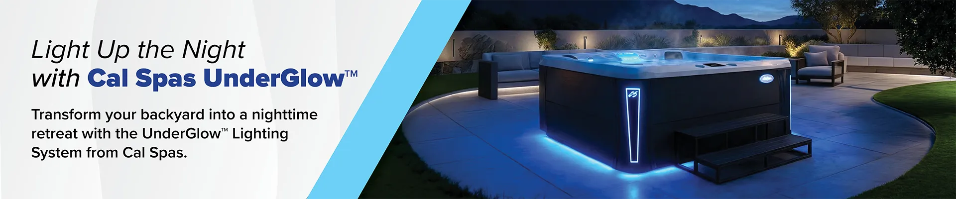 Calspas hot tub being used in a family setting - Puebla